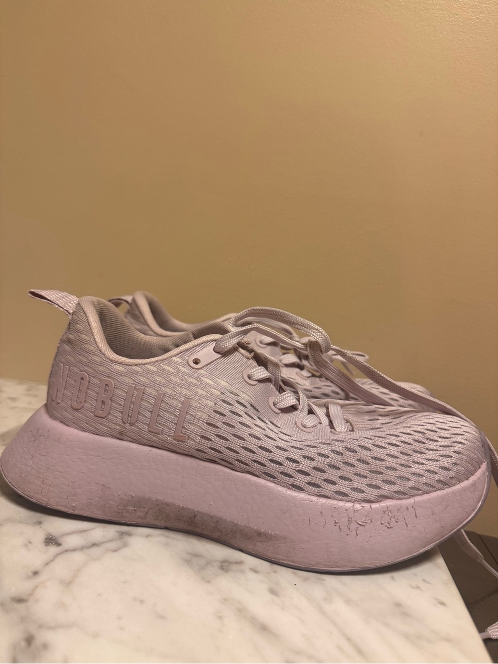 Nobull runner + , light purple, size 7, well loved, freshly washed